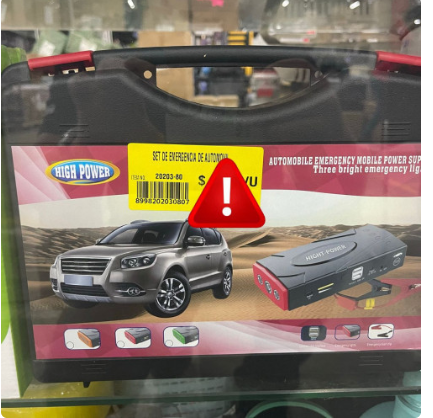 Batería portátil de emergencia